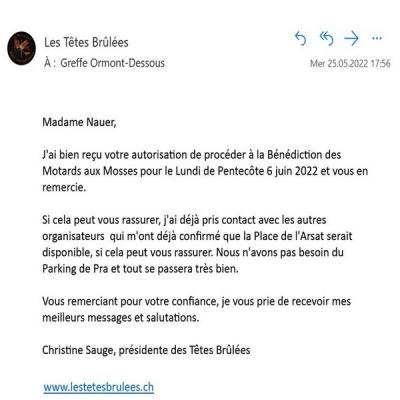 Bénédiction 2022