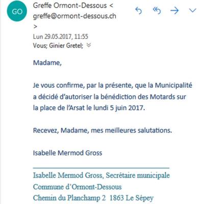 Bénédiction 2017