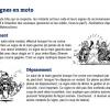 Les signes en moto